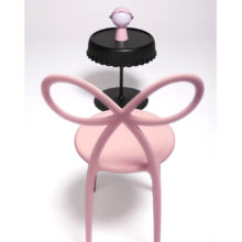 silla lazo rosa